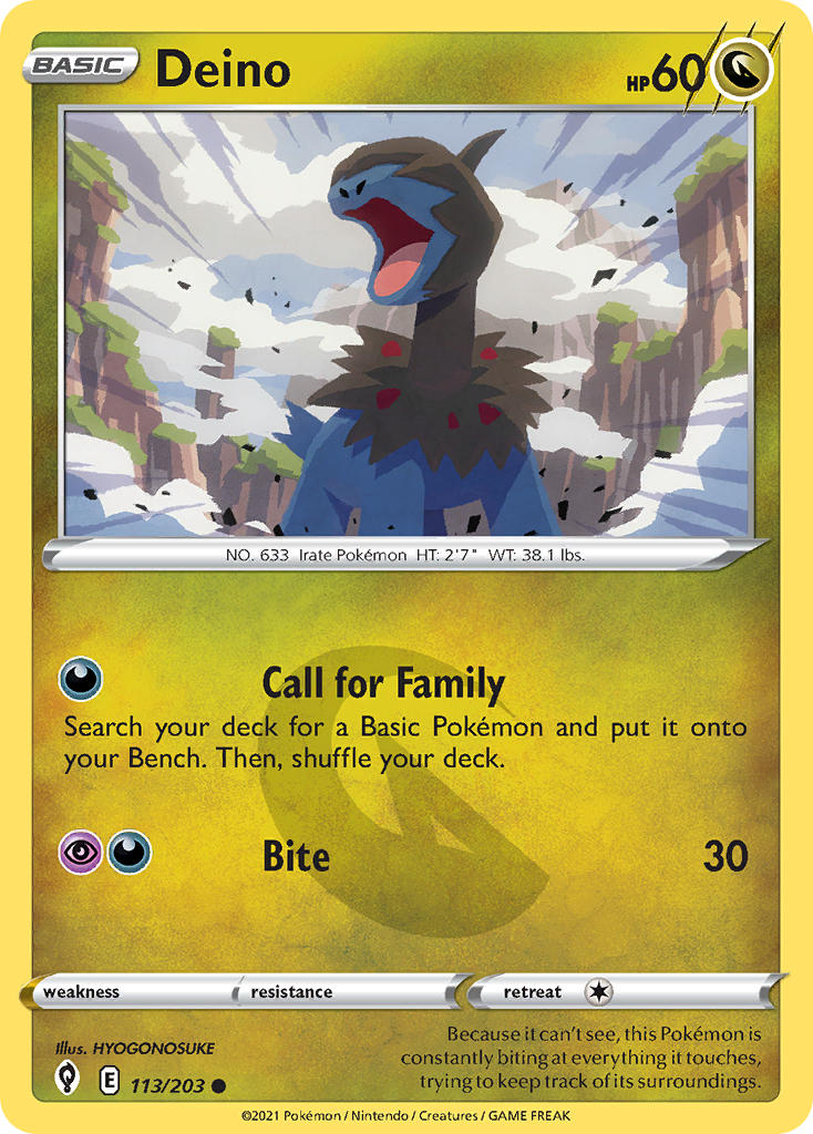 Deino (Plasma Freeze 75/116) – TCG Collector