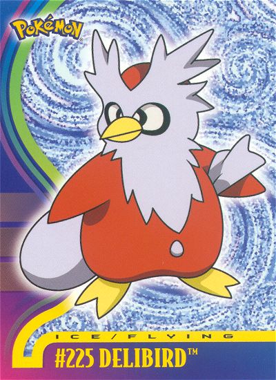 Delibird - 225 - Topps - Johto League Champions - front