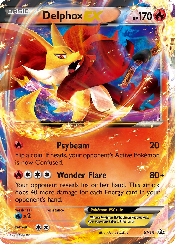 Delphox-EX - XY19 - XY Promos