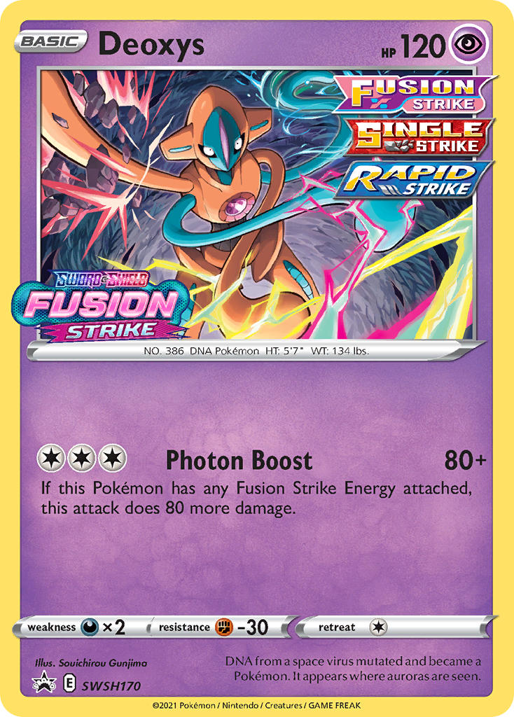 Deoxys - SWSH170 - Sword & Shield Promos