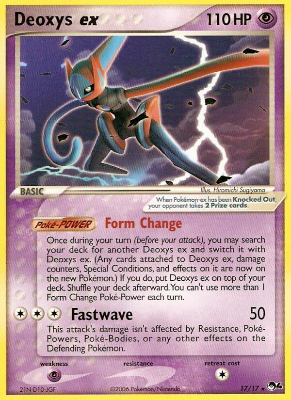 Deoxys (Speed Forme) - Emerald - Pokemon