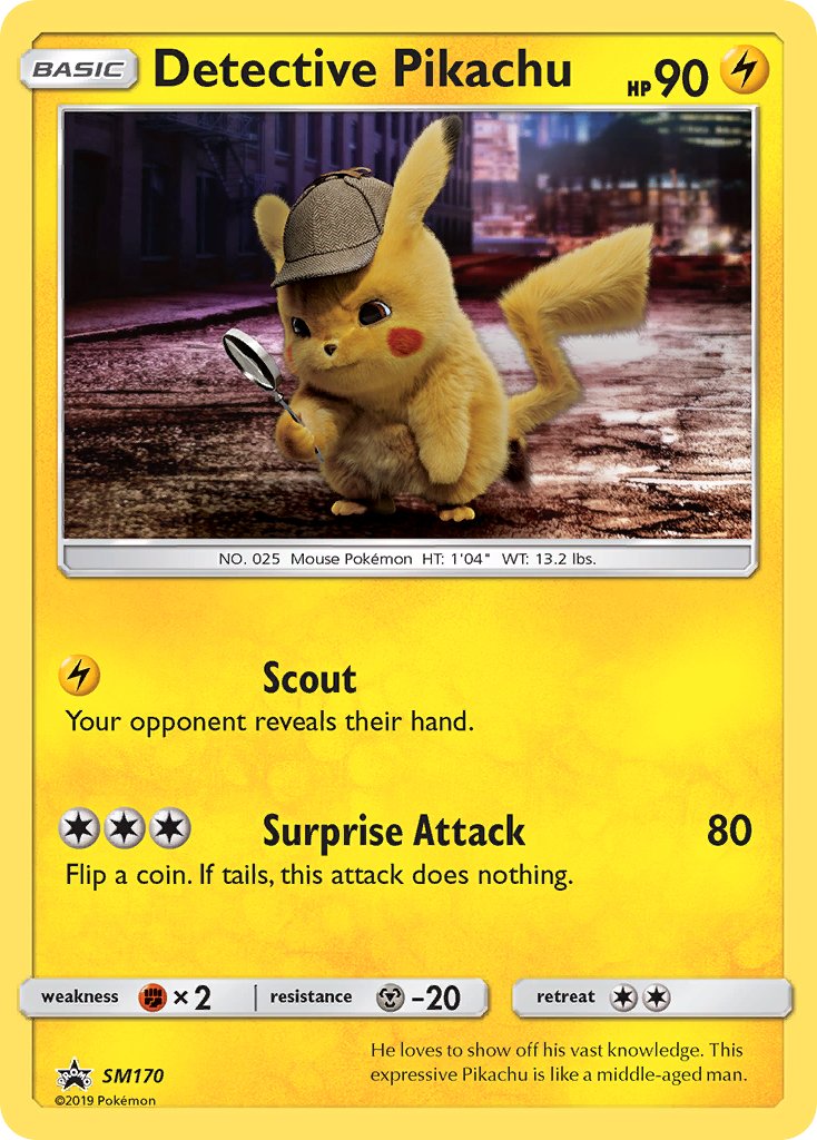 Detective Pikachu - SM170 - Sun & Moon Promos