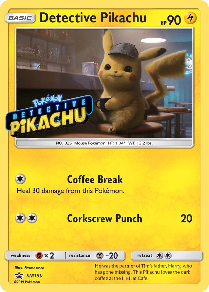 Detective Pikachu - SM190 - Sun & Moon Promos