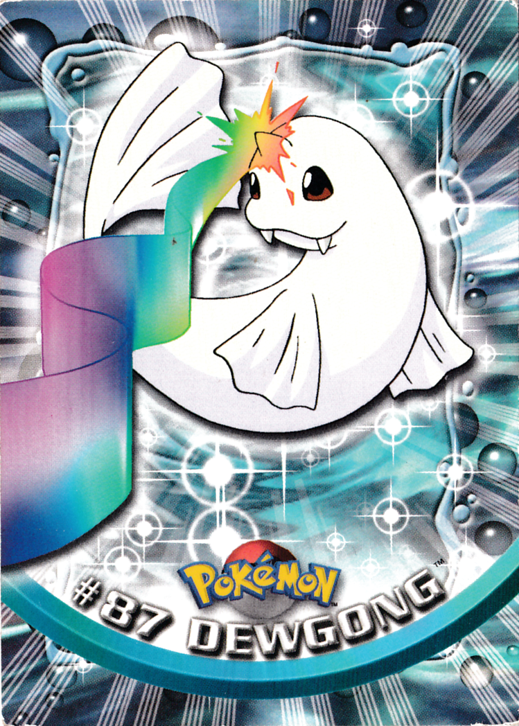 Dewgong - 87 - Topps - Series 2 - front
