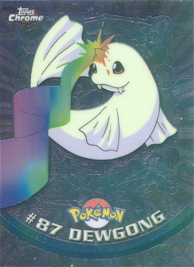 Dewgong - 87 - Topps - Chrome series 2 - front