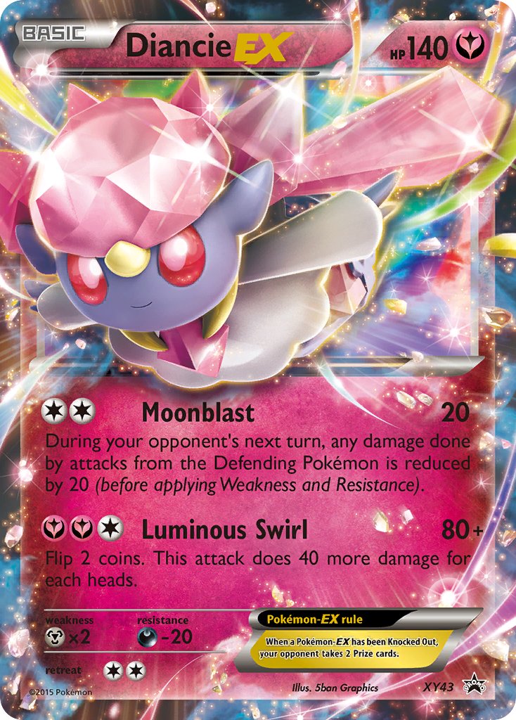 Diancie-EX - XY43 - XY Promos