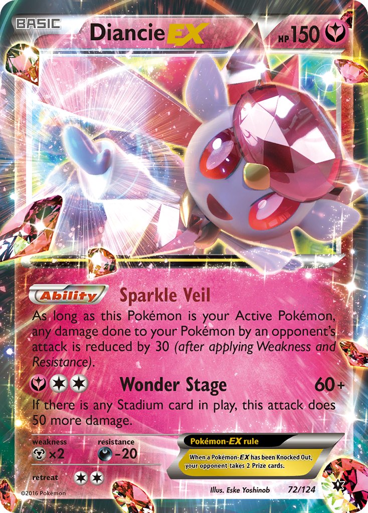 Diancie-EX - 72 - Fates Collide