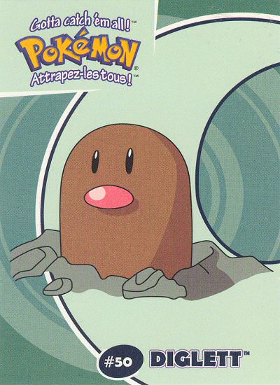 Diglett - 7/40 - Danone  - front