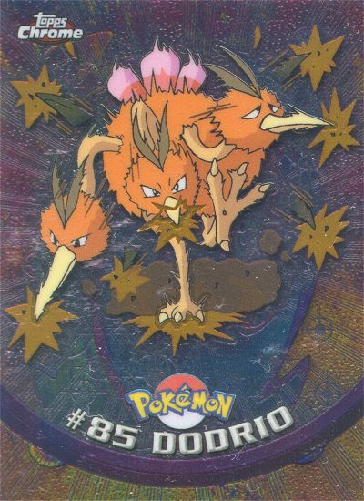 Dodrio - 85 - Topps - Chrome series 2 - front