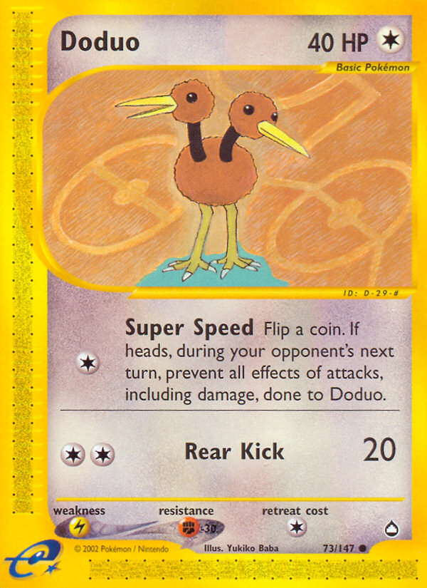 Doduo - 73/147 - Aquapolis