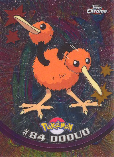 Doduo - 84 - Topps - Chrome series 2 - front