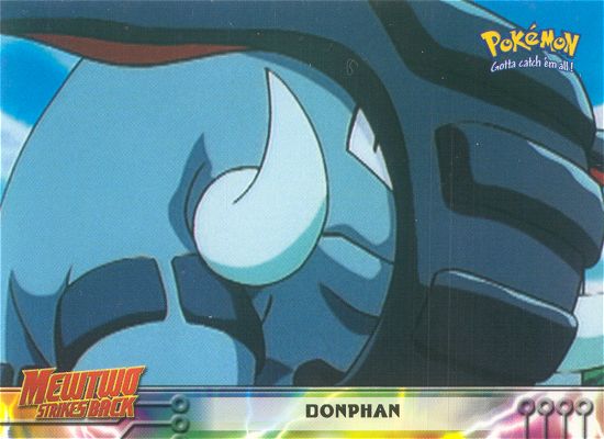 Donphan - 11 - Topps - Pokemon the first movie - front