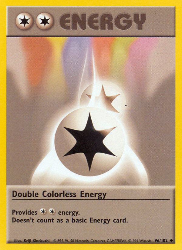 Double Colorless Energy Base set Unlimited