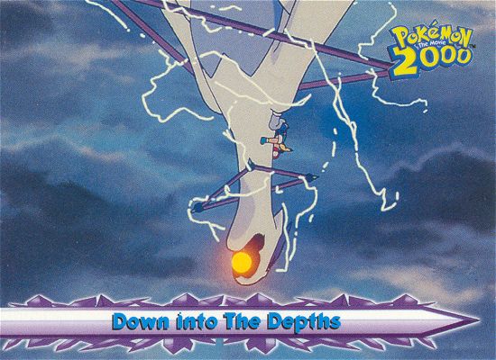 Down Into The Depths - 58 - Topps - Pokemon the Movie 2000 - front