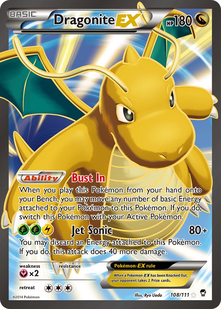 Dragonite-EX - 108 - Furious Fists