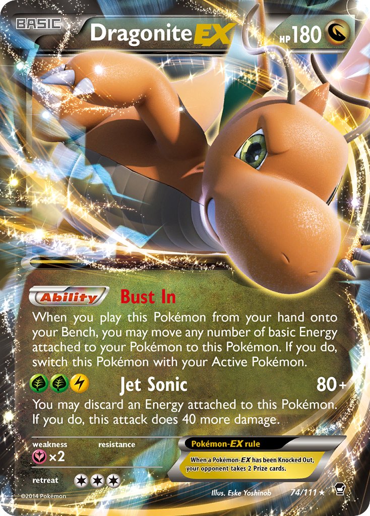 Dragonite-EX - 74 - Furious Fists