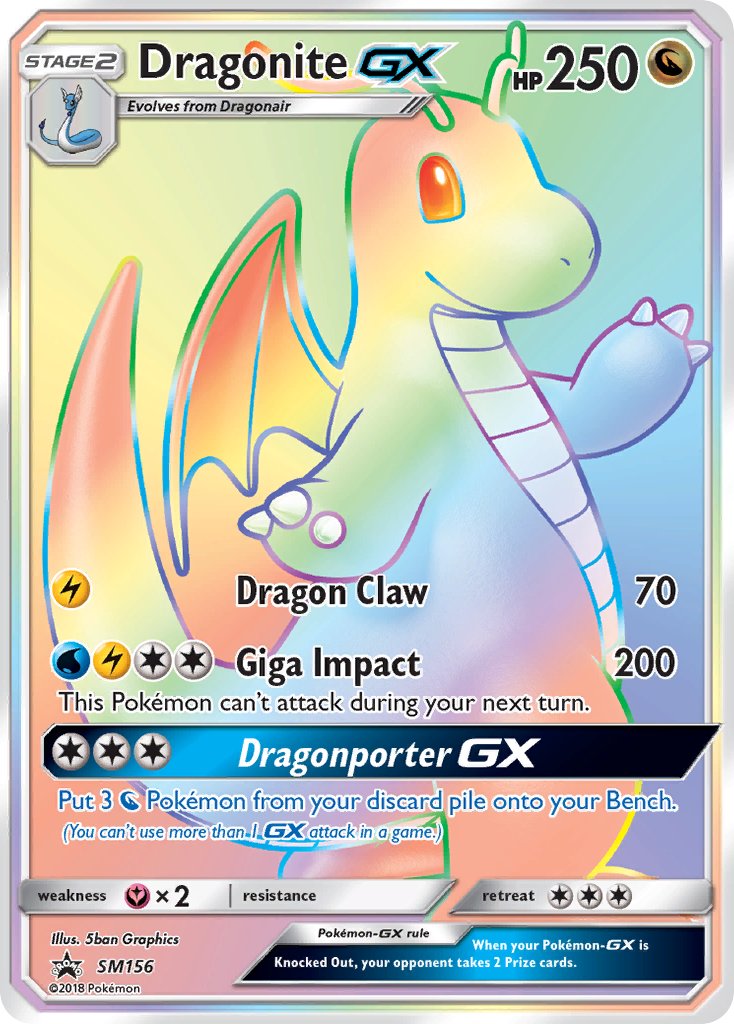 Dragonite-GX - SM156 - Sun & Moon Promos