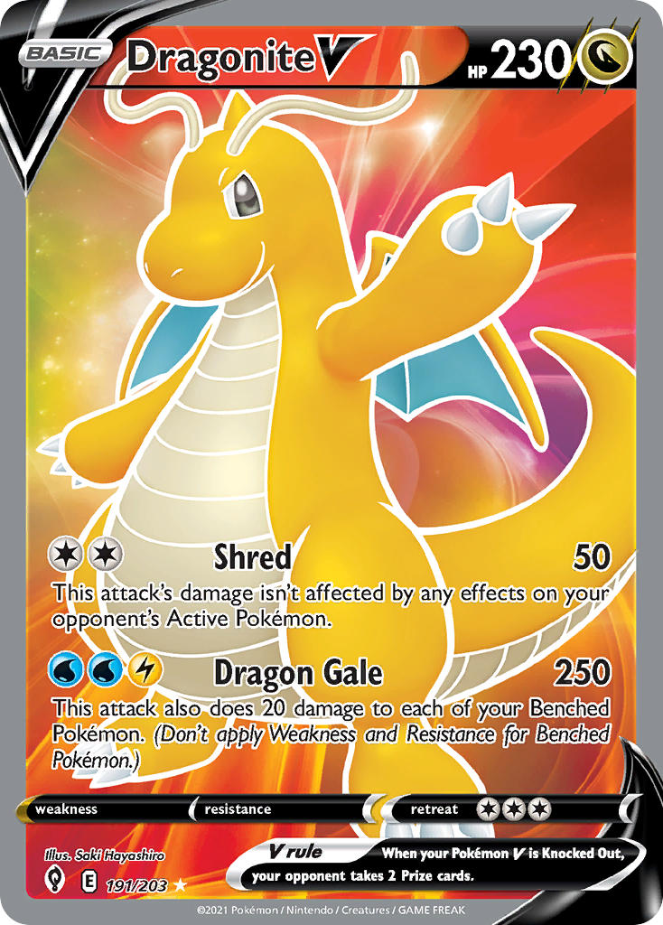 Dragonite V - 191 - Evolving Skies