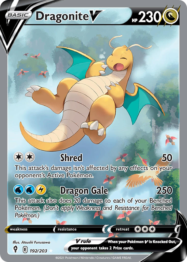 Dragonite V - 192 - Evolving Skies