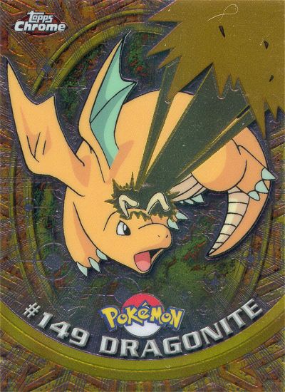 Dragonite - 149 - Topps - Chrome series 2 - front