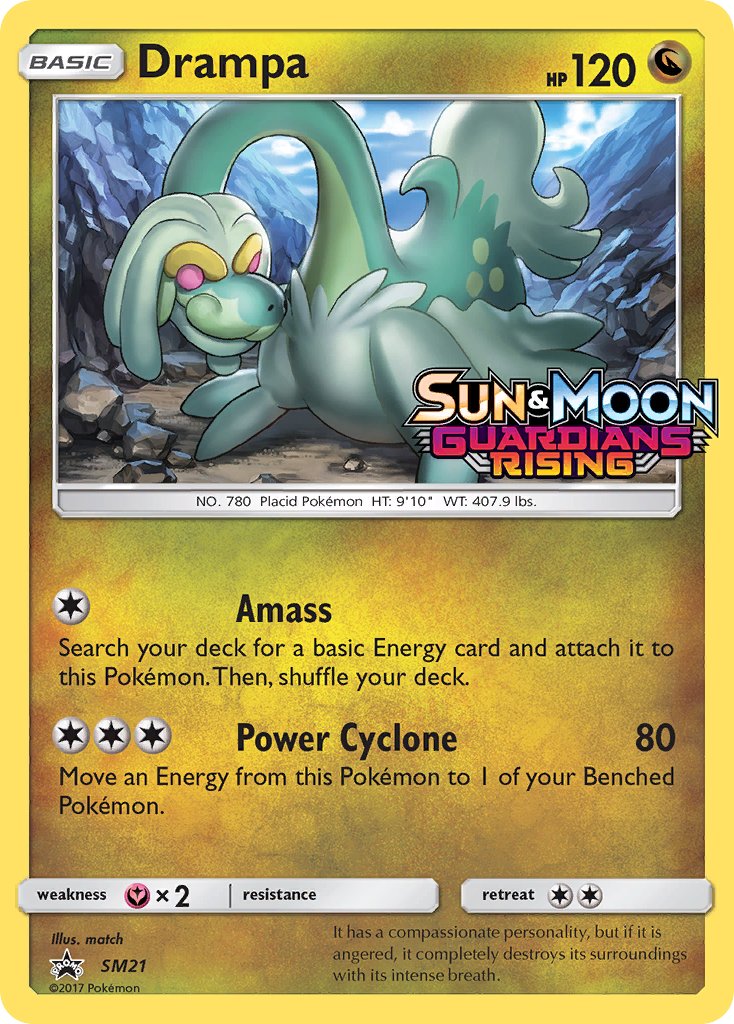 Drampa - SM21 - Sun & Moon Promos