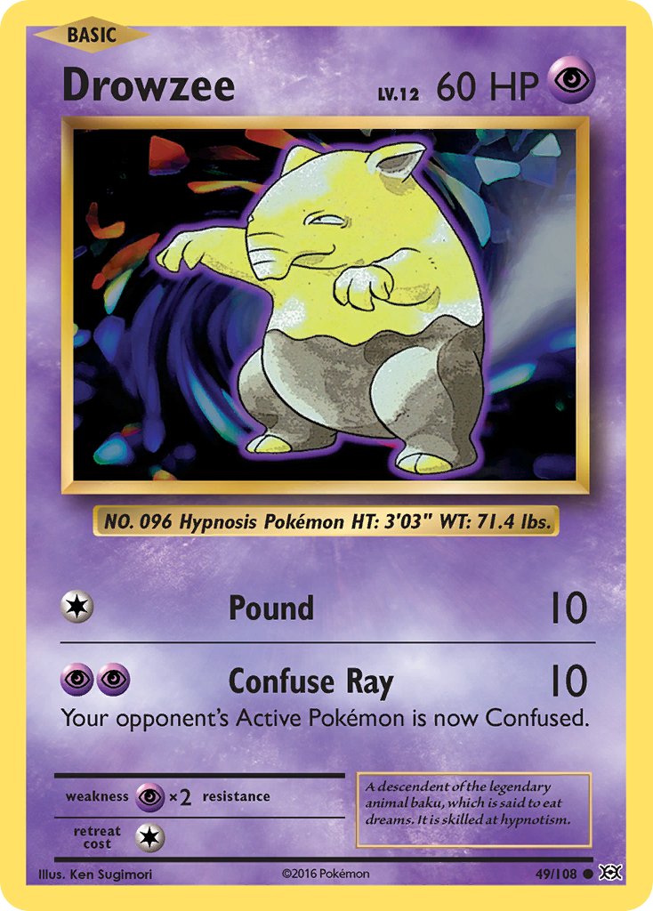 Drowzee - 49 - Evolutions