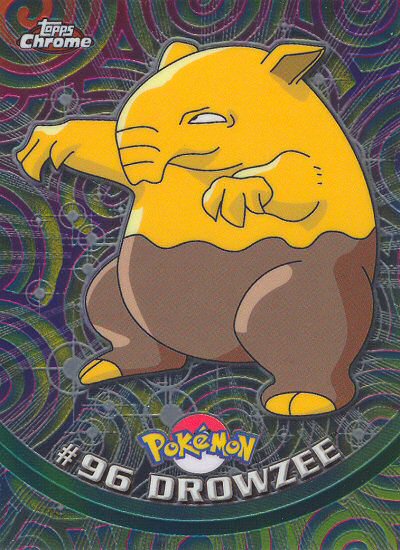 Drowzee - 96 - Topps - Chrome series 2 - front