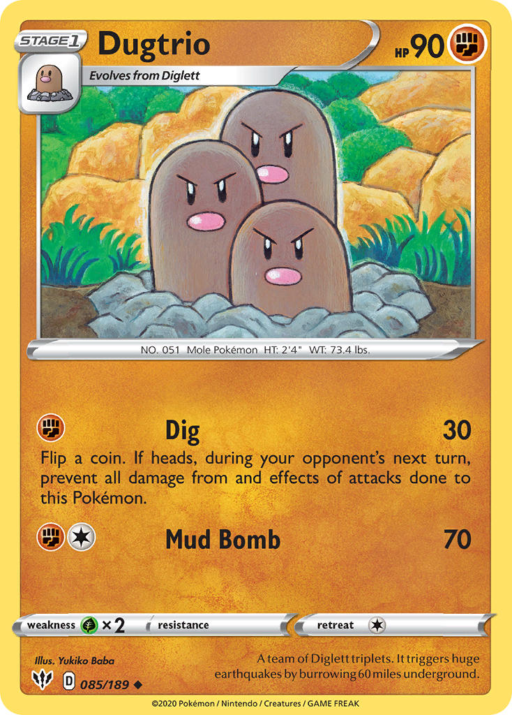 Dugtrio - 85 - Darkness Ablaze