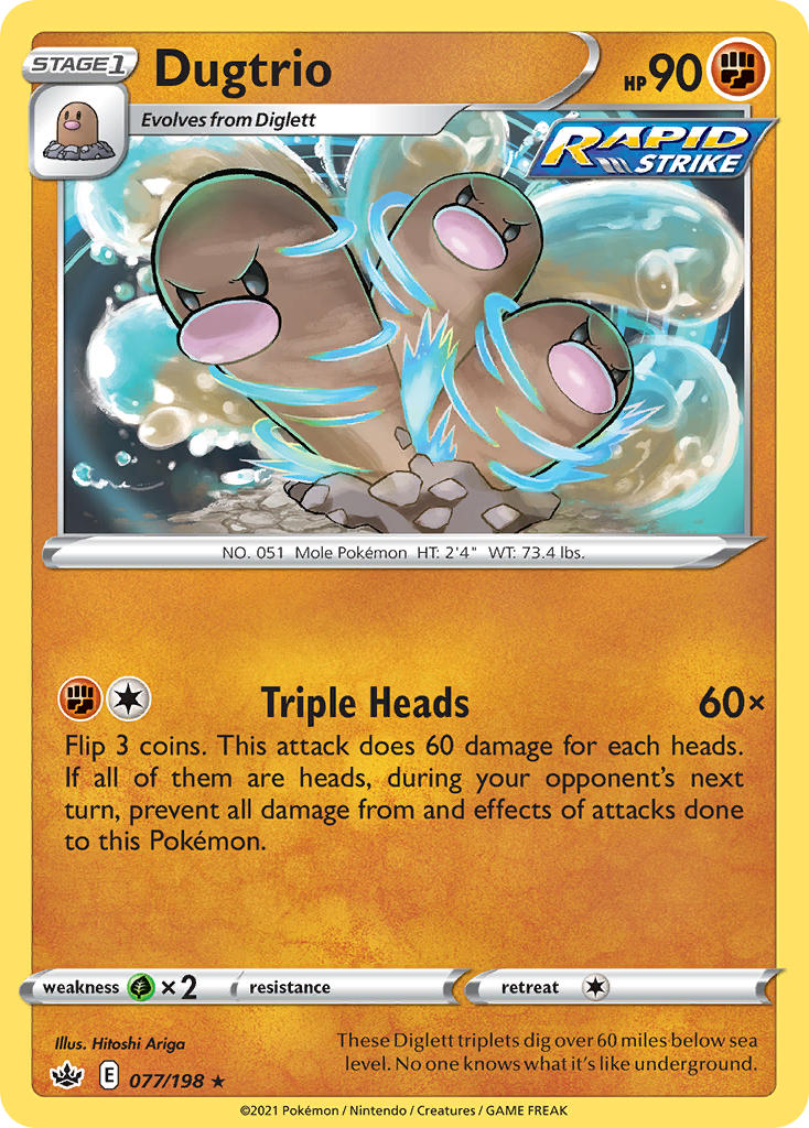 Dugtrio - 77 - Chilling Reign