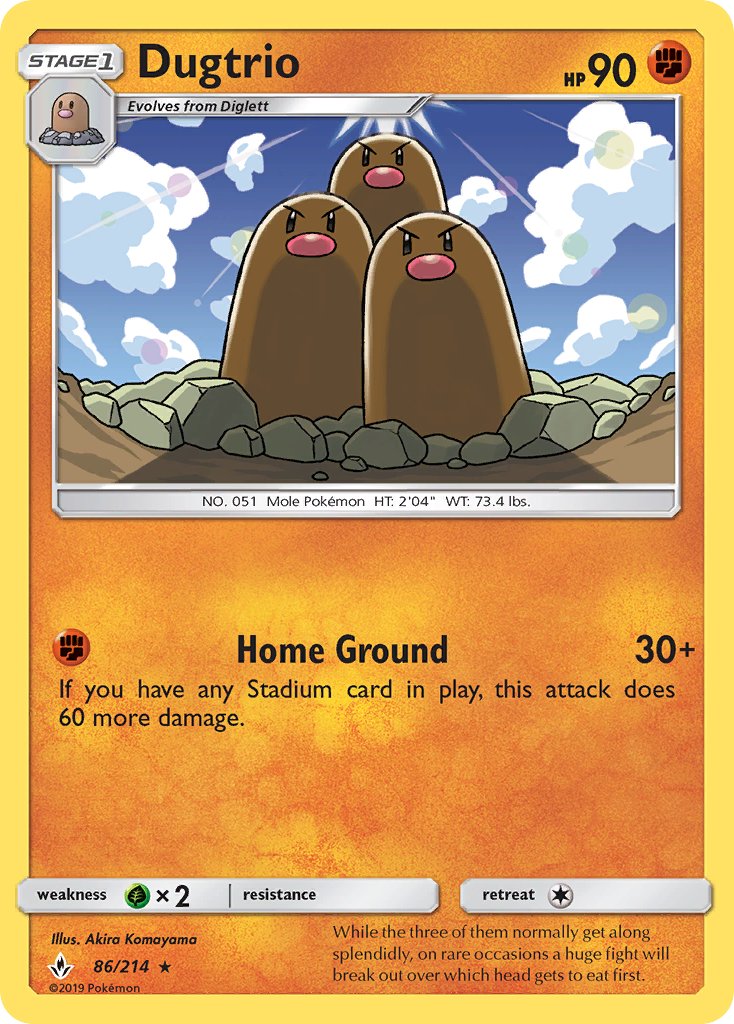 Dugtrio - 86 - Unbroken Bonds