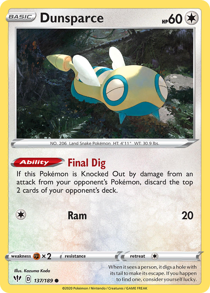 Dunsparce - 137 - Darkness Ablaze