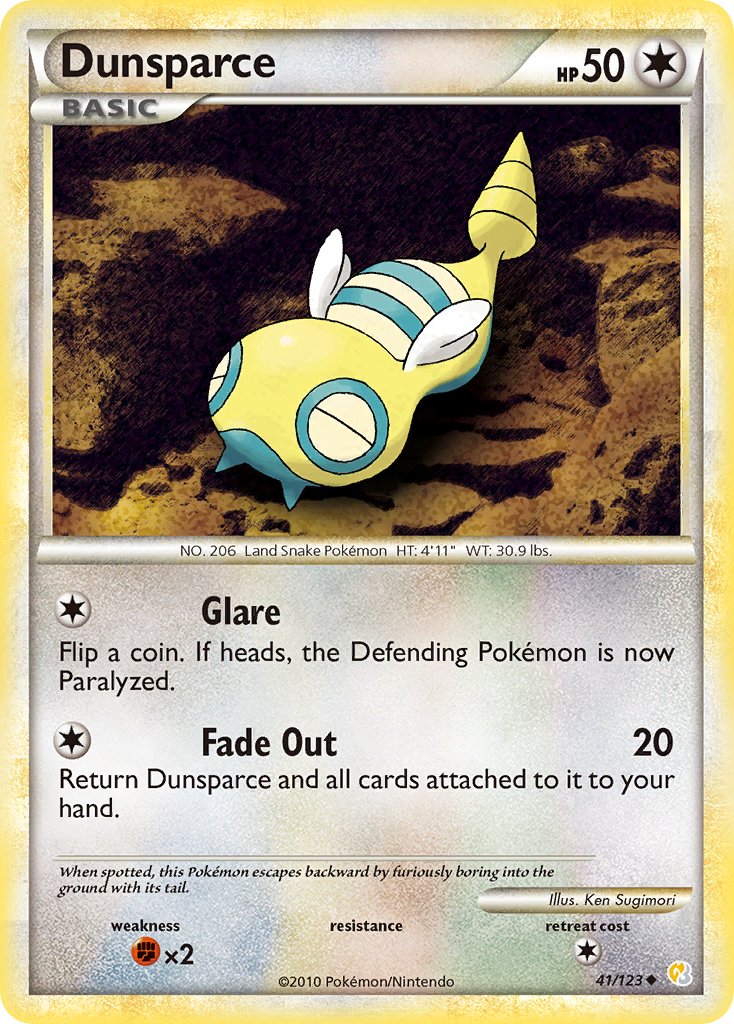 Dunsparce - 41 - HeartGold & SoulSilver