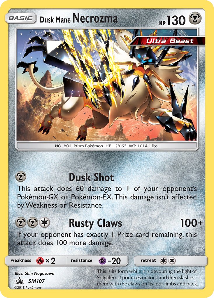 Dusk Mane Necrozma - SM107 - Sun & Moon Promos