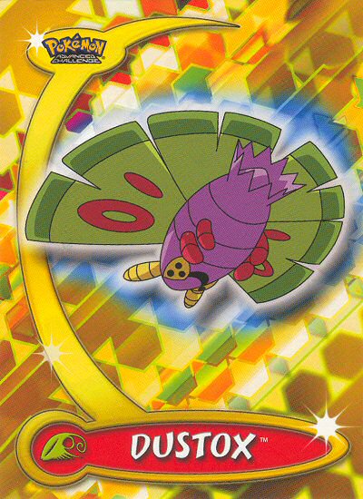 Dustox - 25 - Topps - Pokemon Advanced Challenge - front