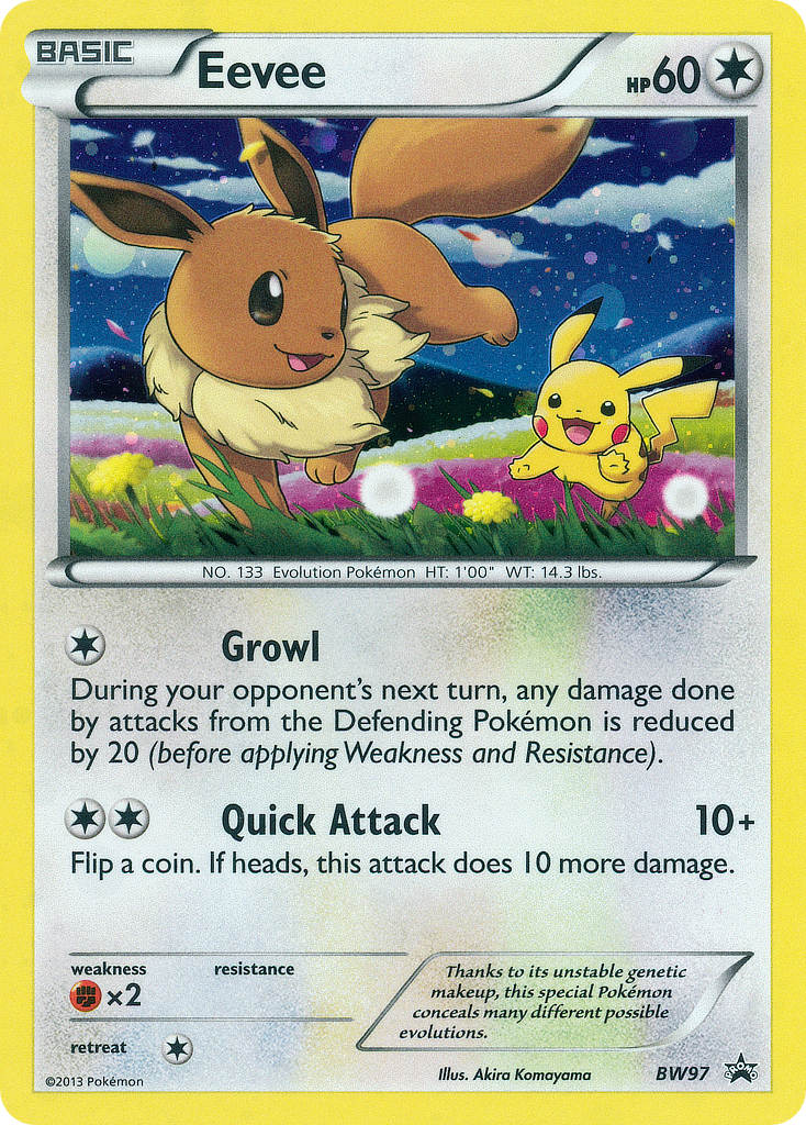 Eevee - BW97 - Black & White Promos