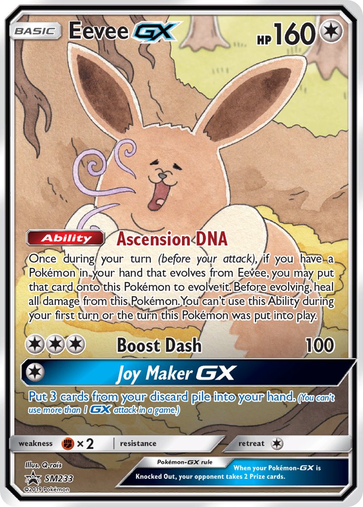 Eevee-GX - SM233 - Sun & Moon Promos