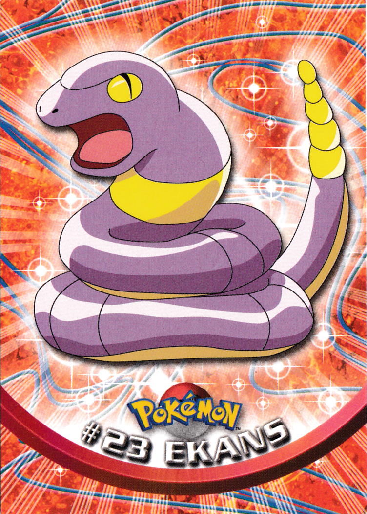 Ekans - 23 - Topps - Series 1 - front