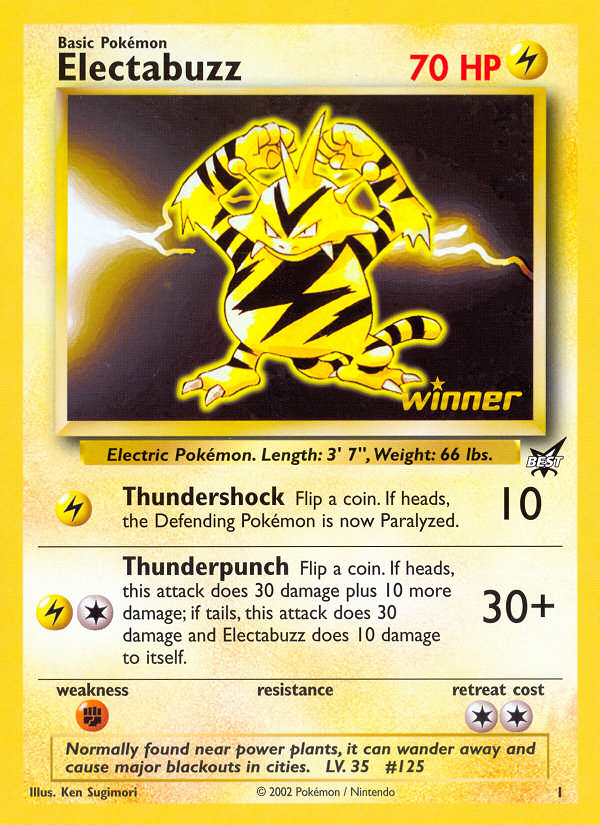 Electabuzz - 1 - Best of Game