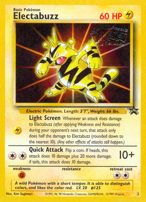 Electabuzz - 2 - Wizards Black Star Promos