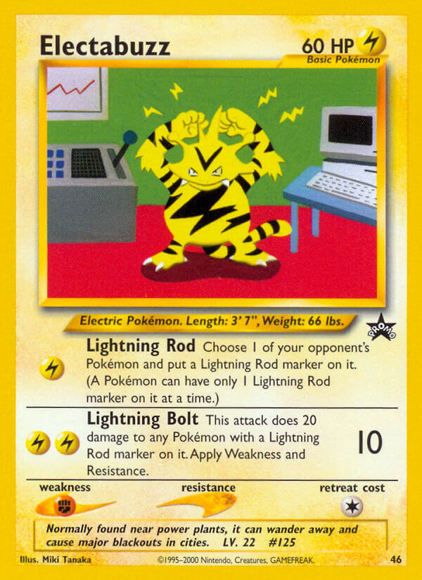 Electabuzz - 46 - Wizards Black Star Promos