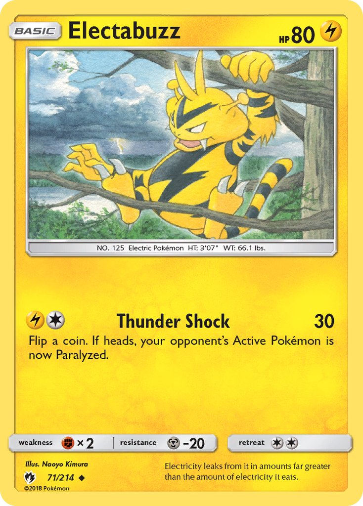 Electabuzz - 71 - Lost Thunder