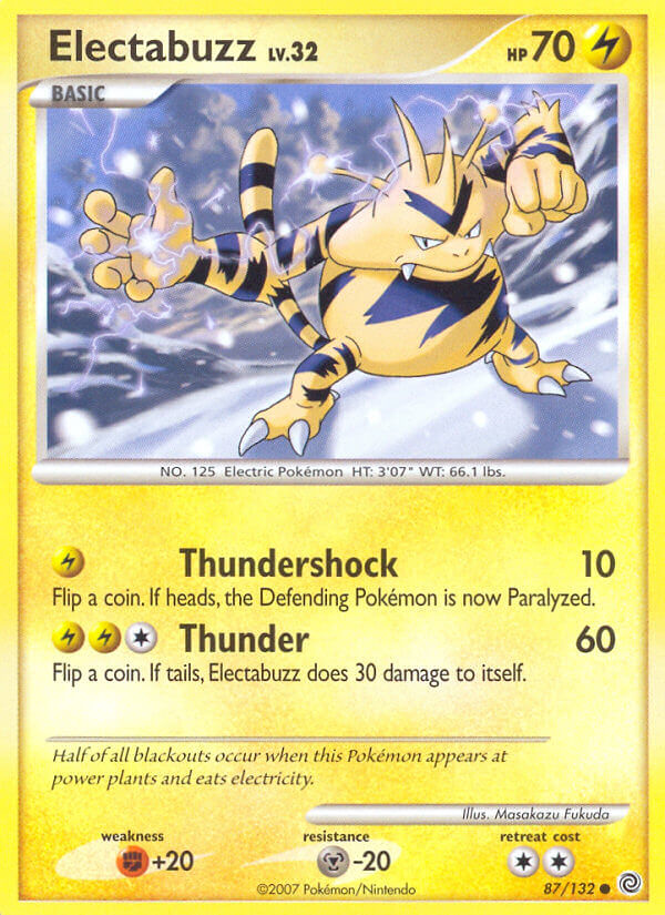 Electabuzz - 87 - Secret Wonders