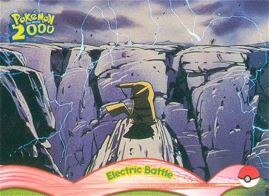 Electric Battle - 9 - Topps - Pokemon the Movie 2000 - front