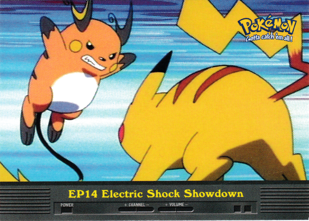 Electric Shock Showdown - EP14 - Topps - Series 2 - front