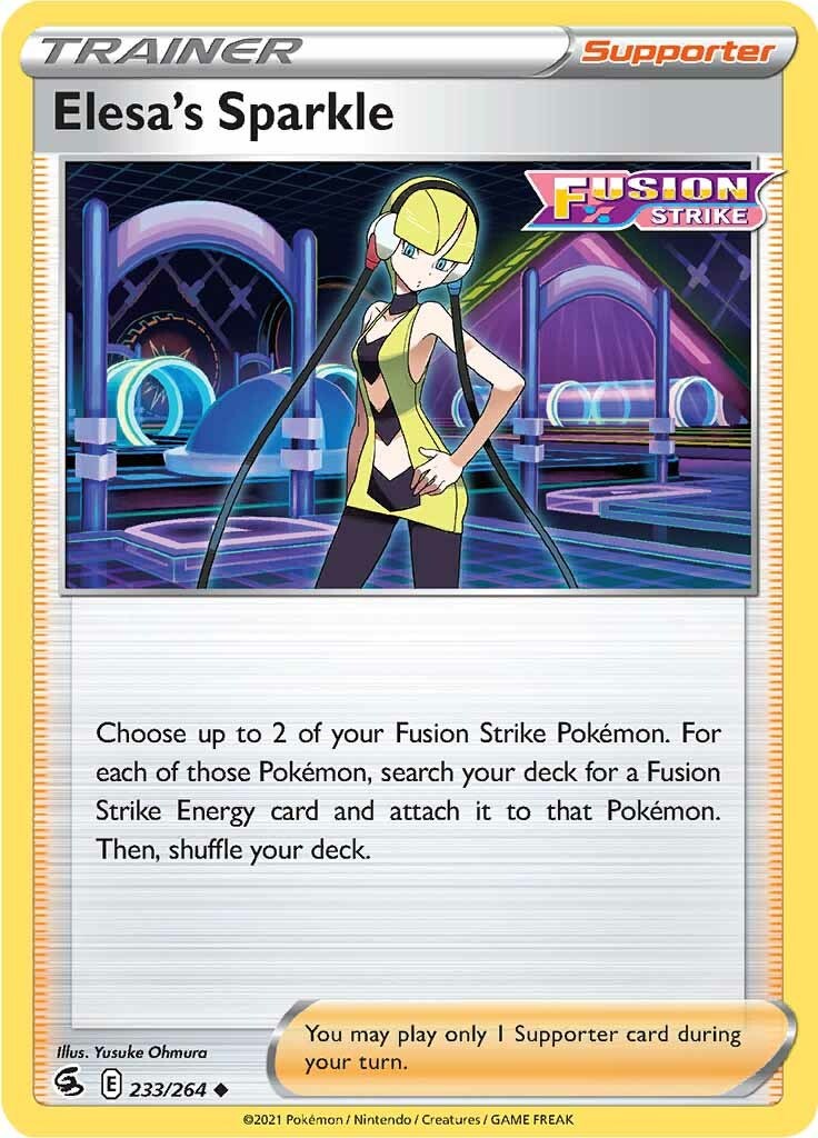 Elesa's Sparkle - 233 - Fusion Strike