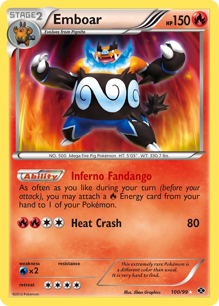 Emboar - 100 - Next Destinies