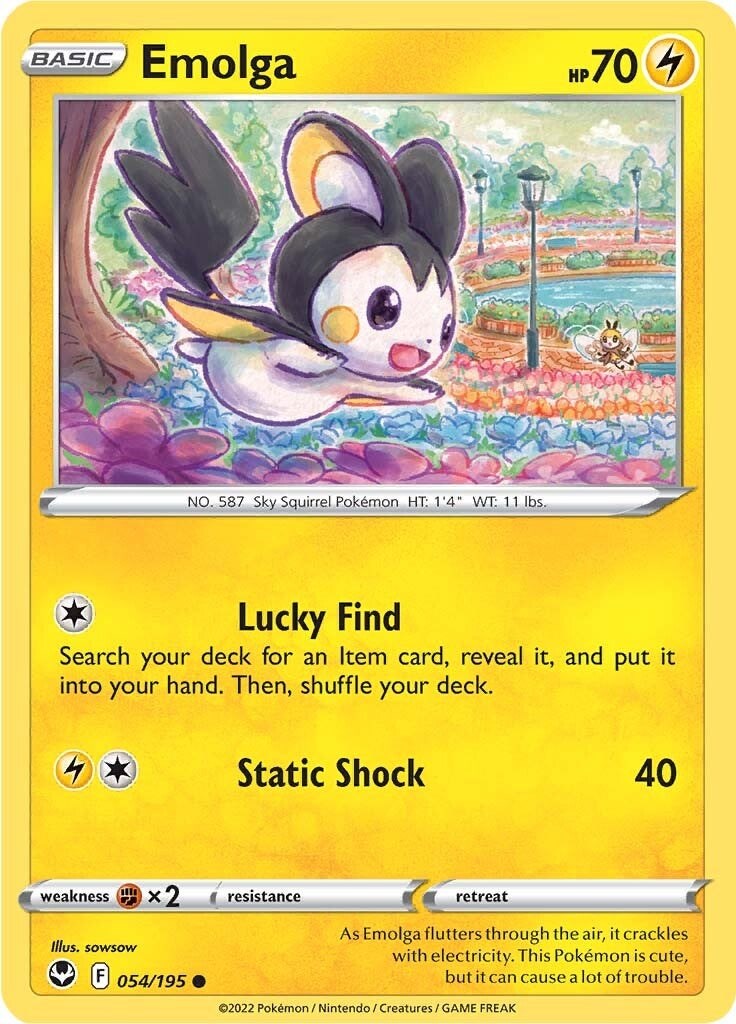 Emolga - 54 - Silver Tempest