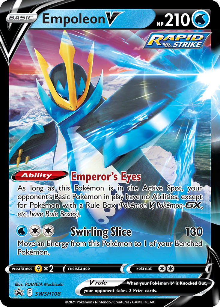 Empoleon V - SWSH108 - Sword & Shield Promos