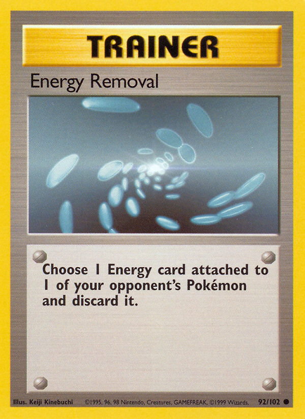Energy Removal Base set Unlimited
