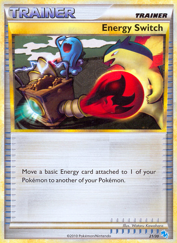 Energy Switch - 21 - HGSS Trainer Kit Gyarados